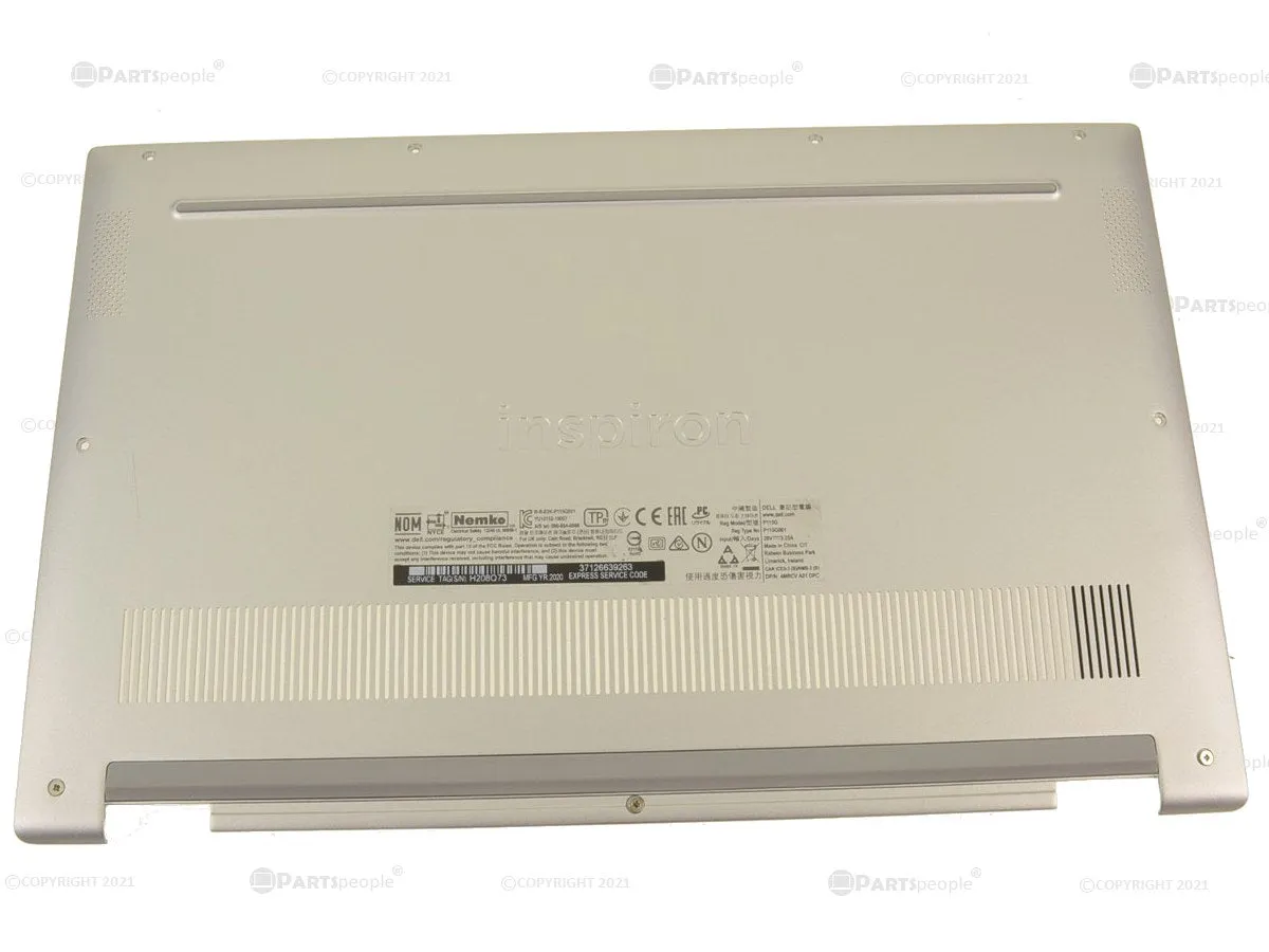 New Dell OEM Inspiron 7490 Bottom Base Assembly 2X9CP