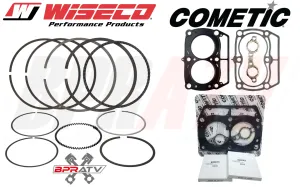 Polaris RZR 800 Wiseco Piston Rings 80mm Piston Ring Set Cometic Top End Gasket