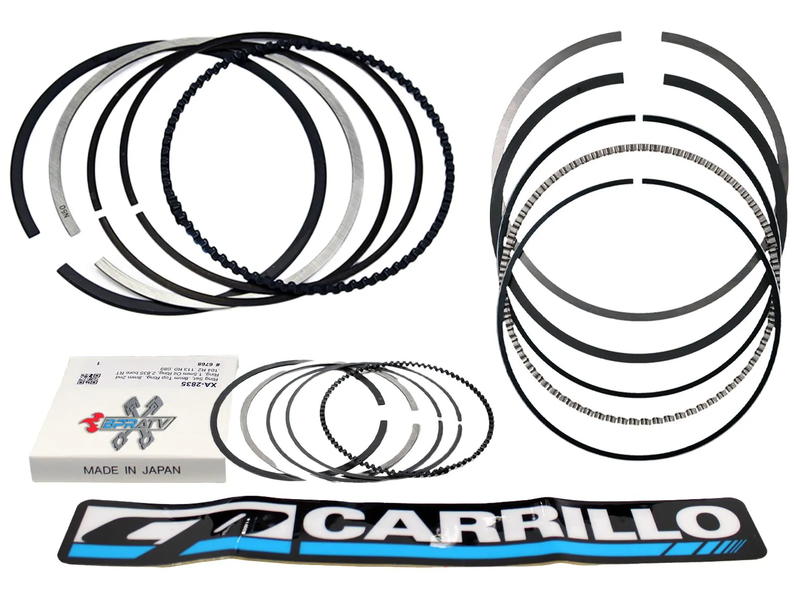 Polaris RZR XP1000 XP 1000 900 93mm OEM Stock Bore CP Carrillo Piston Rings Only