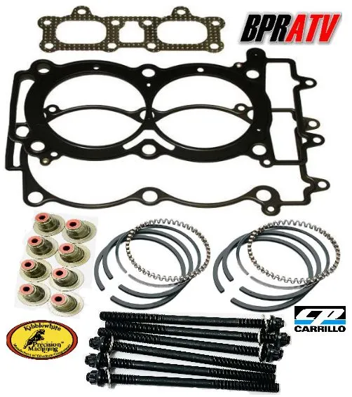 RZR XP 1000 CP Piston Rings Ring Set Head Studs Aftermarket Stud Gaskets Kit
