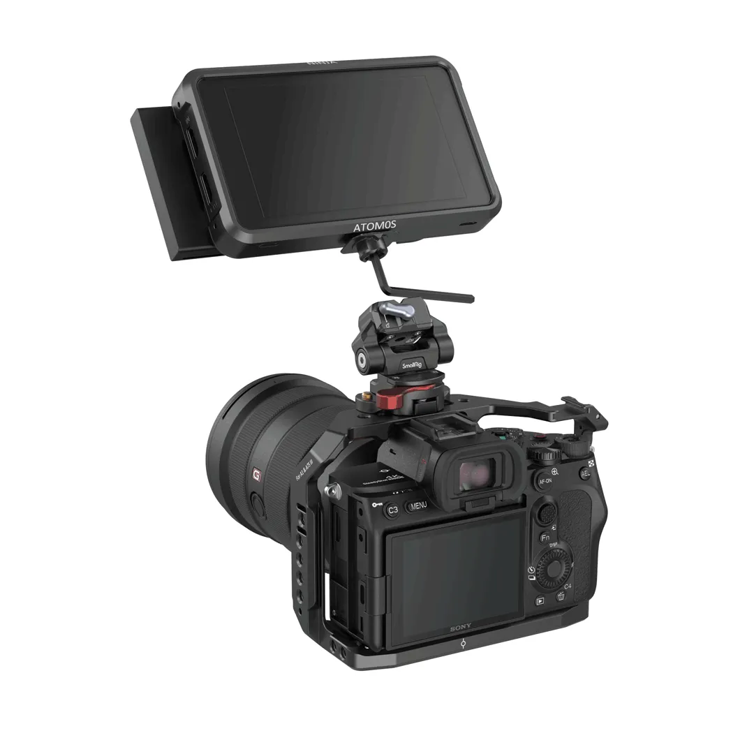 SmallRig Drop-in HawkLock mini Quick Release Monitor Mount with NATO Clamp 3601