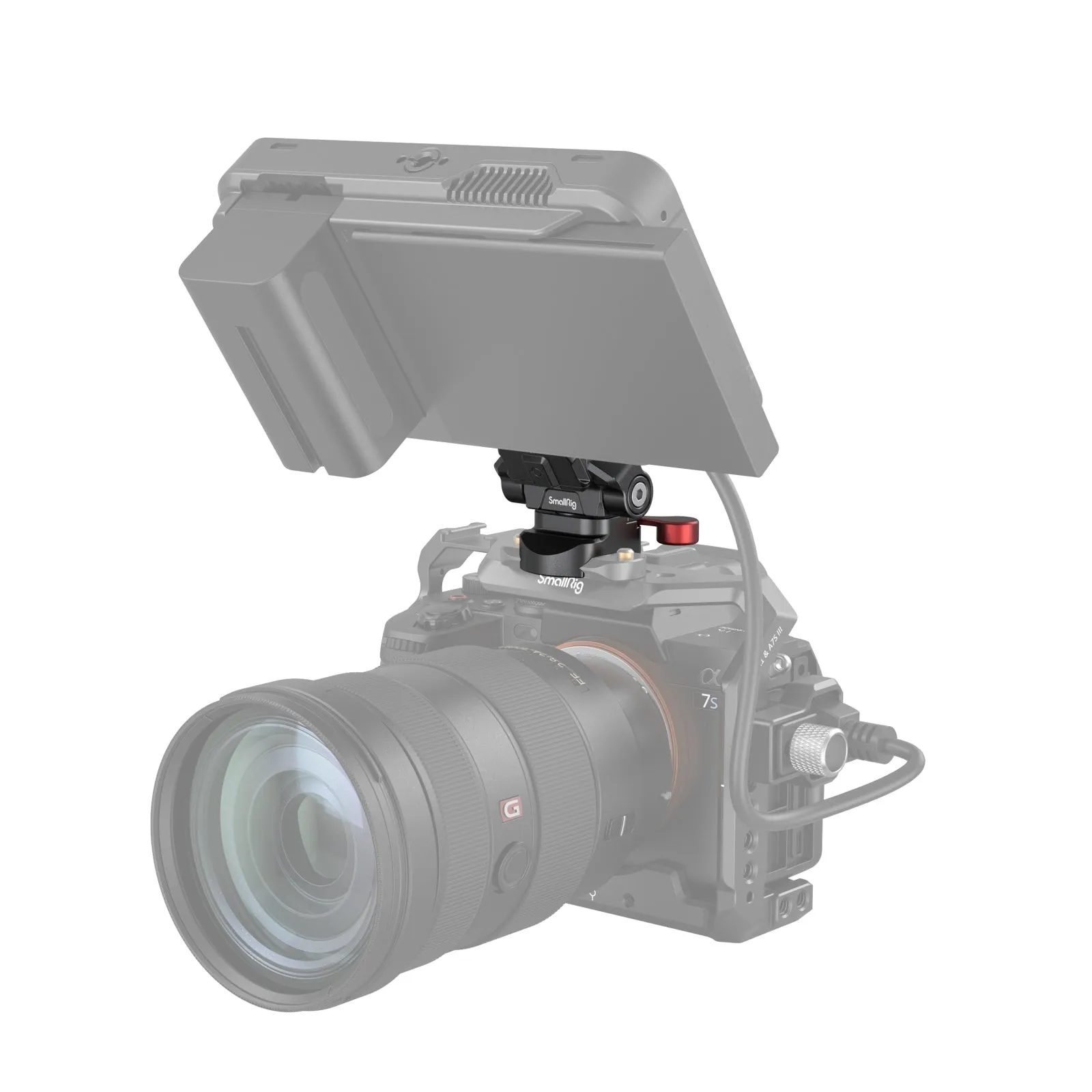 SmallRig Drop-in HawkLock mini Quick Release Monitor Mount with NATO Clamp 3601