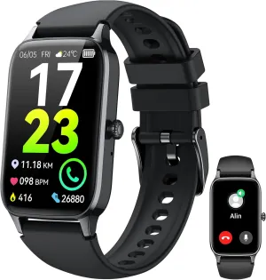 Smart Watch for Men Women(Answer/Make Call), 2025 Fitness Activity Tracker 1.57 Smartwatch with Heart Rate/Sleep Monitor/Pedometer/Calories/110  Sports, IP68 Waterproof Fitness Watch for Android iOS