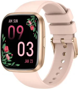 Smart Watches for Women, 1.75" Bluetooth Call, AI Voice Smartwatch, 24/7 Heart Rate Monitor, Blood Pressure/SpO2/Sleep Tracker, IP68 Waterproof, 100  Sports Fitness Tracker for Android iOS Pink
