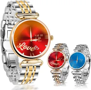 Smart Watches for Women (Answer/Make Calls), 1.28 Fitness Tracker Watch with Heart Rate/Blood Pressure/Sleep Monitor, Smart Watch for Android Phones and iPhone,Valentines Gifts for Her