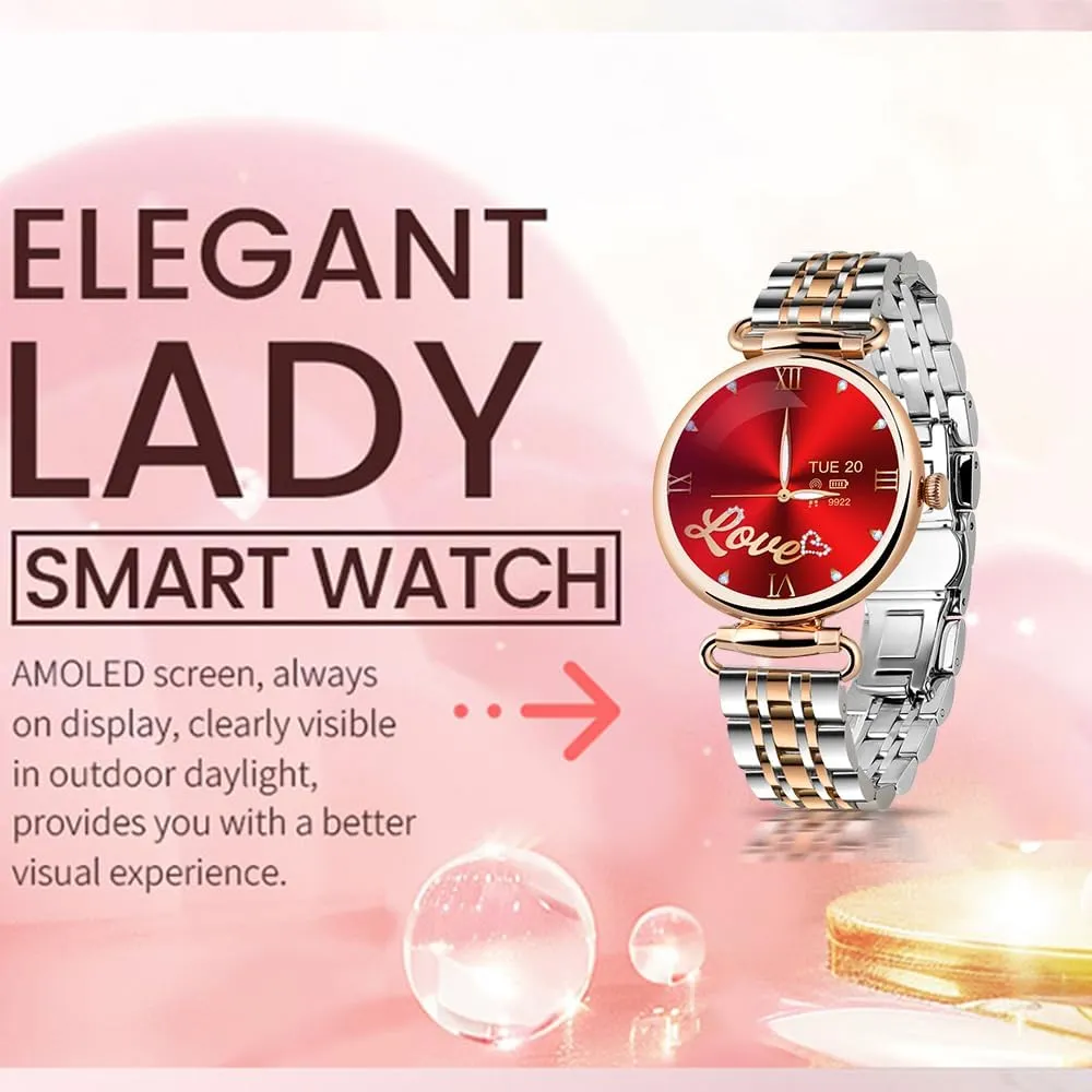 Smart Watches for Women (Answer/Make Calls), 1.28 Fitness Tracker Watch with Heart Rate/Blood Pressure/Sleep Monitor, Smart Watch for Android Phones and iPhone,Valentines Gifts for Her