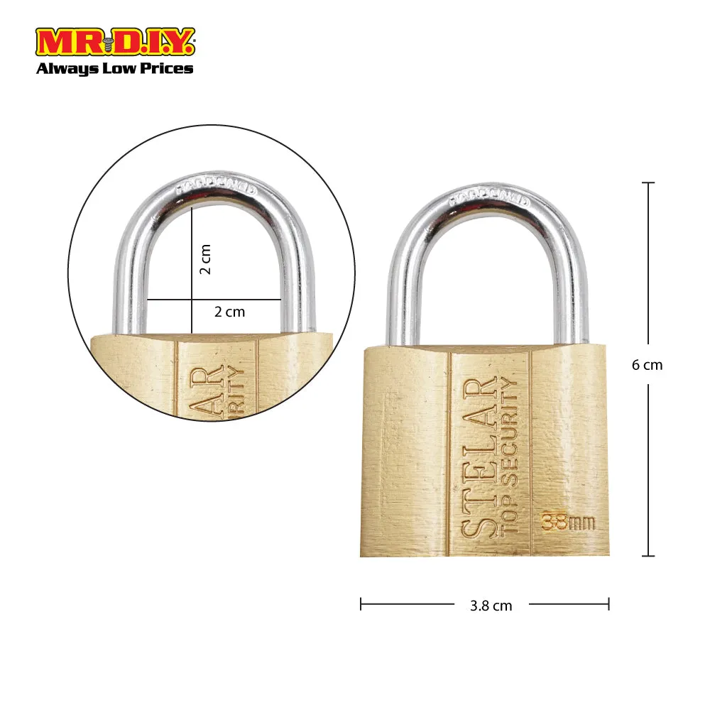 STELAR Brass Padlock (38mm)