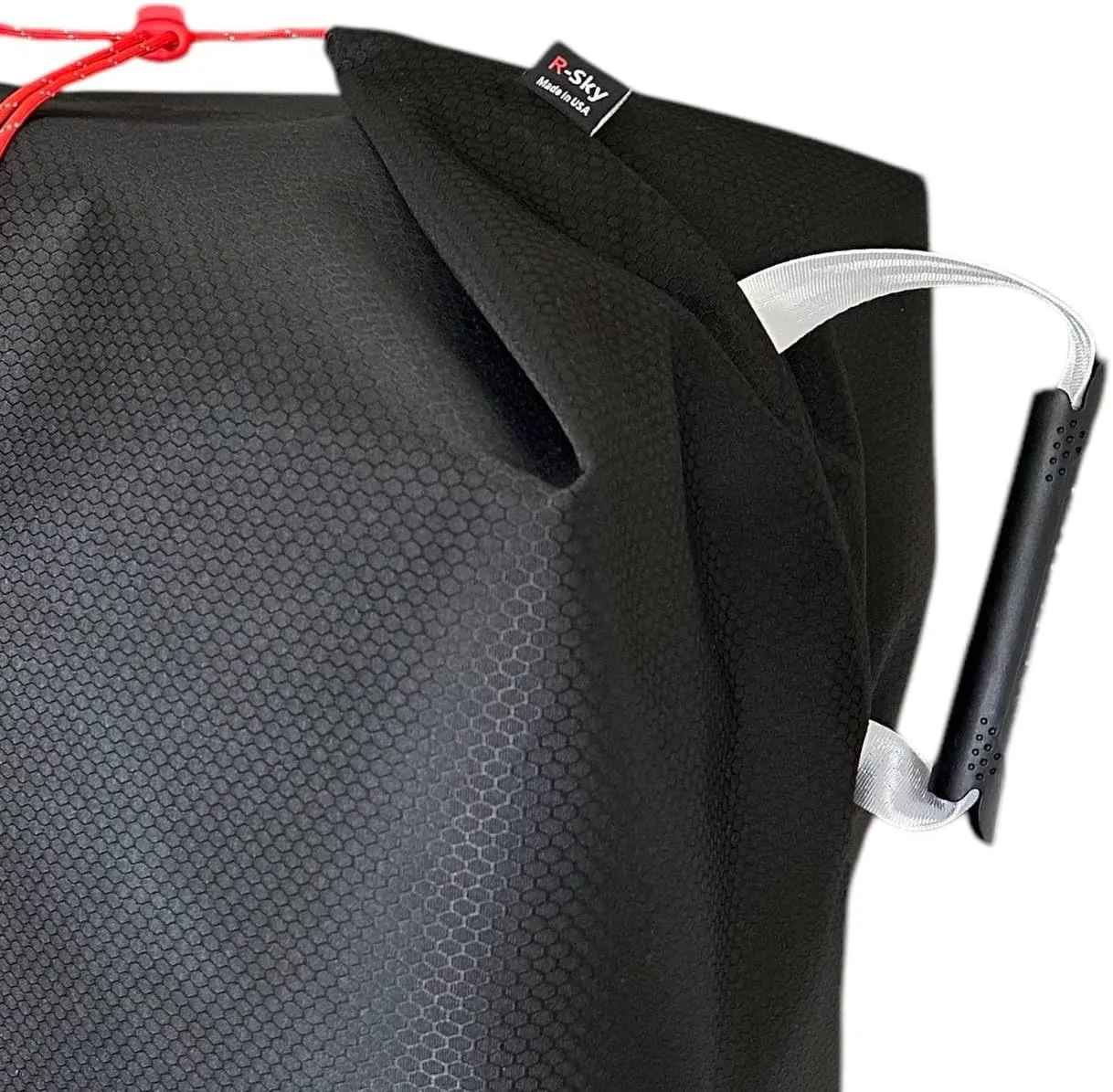 Telescope Cover by R-Sky  Standard  Series for Dobsonian Telescopes  Water-Resistant, UV-Proof Ripstop  Soft Lining & Drawstring  Silver/Black (black, 10 Dobsonian Telescope Cover)