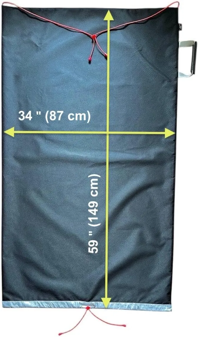 Telescope Cover by R-Sky  Standard  Series for Dobsonian Telescopes  Water-Resistant, UV-Proof Ripstop  Soft Lining & Drawstring  Silver/Black (black, 10 Dobsonian Telescope Cover)