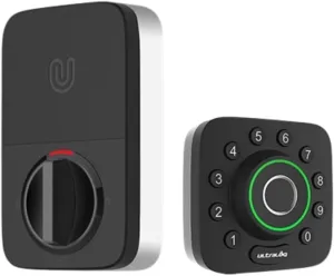 ULTRALOQ U-Bolt Pro Smart Lock with Door Sensor, 6-in-1 Keyless Entry Door Lock with Built-in WiFi, Fingerprint ID, Smartphone, Auto Unlock, WiFi Deadbolt, ANSI Grade 1 Certified