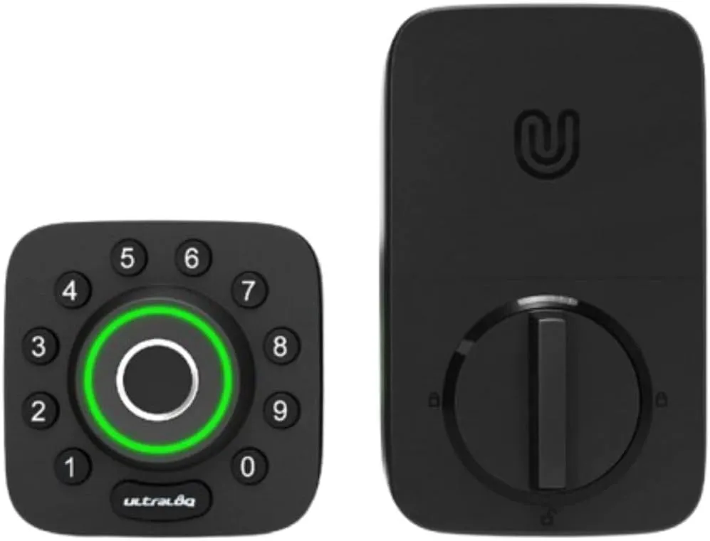 ULTRALOQ U-Bolt Pro Smart Lock with Door Sensor, 6-in-1 Keyless Entry Door Lock with Built-in WiFi, Fingerprint ID, Smartphone, Auto Unlock, WiFi Deadbolt, ANSI Grade 1 Certified