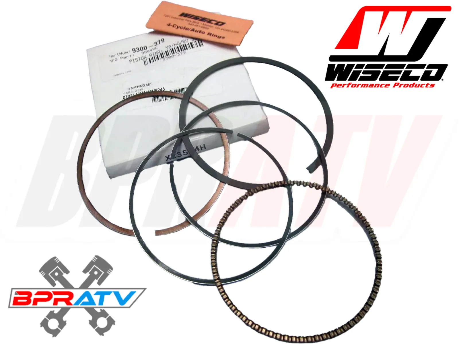 Wiseco JE 85mm Piston Rings Set Pair for Kawasaki Brute Force Teryx KRT KVF 750