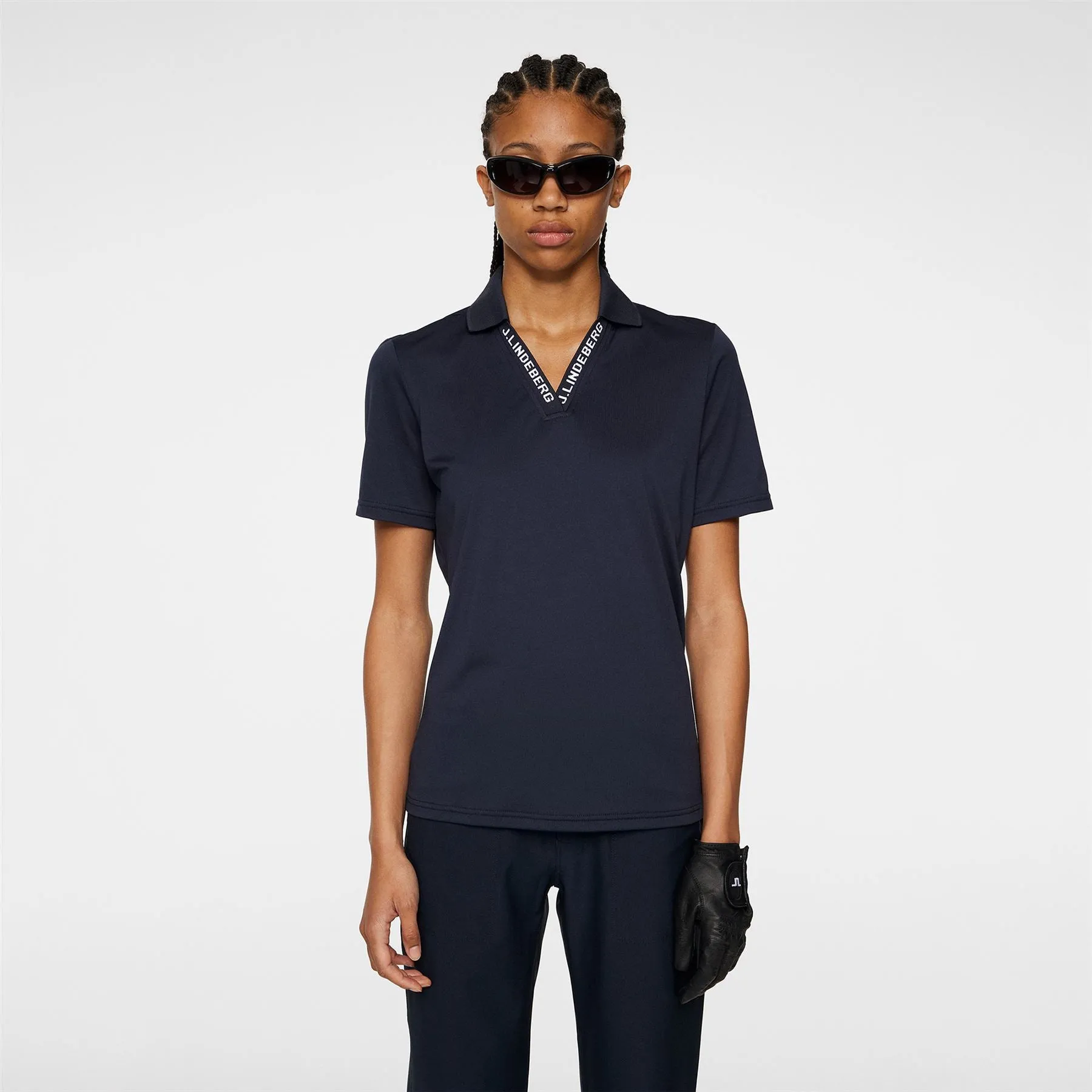 Womens Lorde Soft TX Jersey Polo JL Navy - AW24
