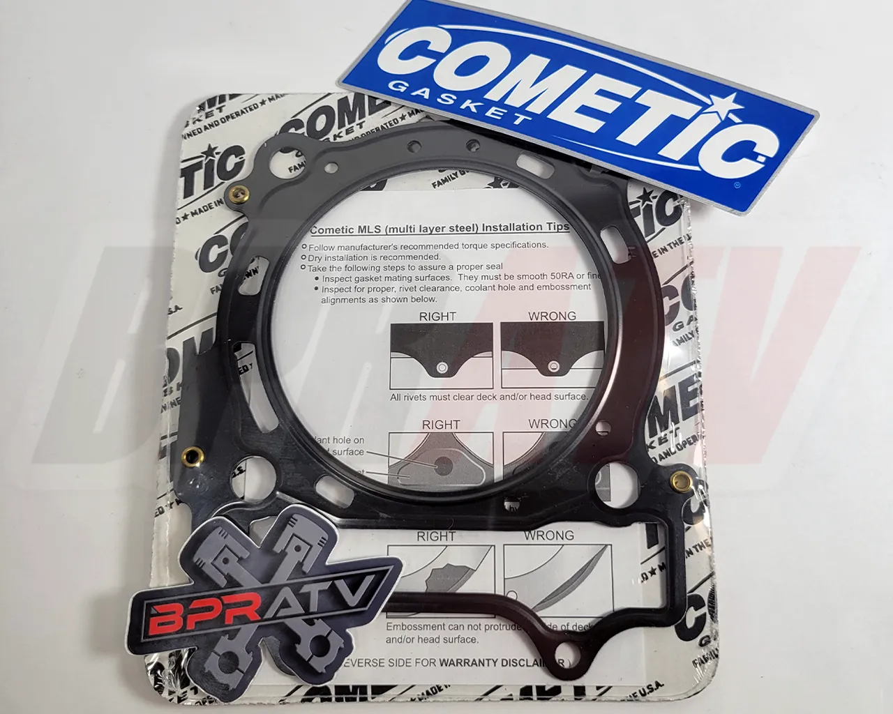 Yamaha YFZ450 YFZ 450 95mm Stock Cometic Top End Gasket Kit C3066 RED Viton Seal